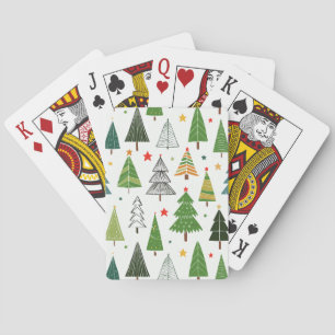 Retro Trees Pokerkaarten