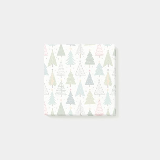 Retro Trees Post-it® Notes (Voorkant)