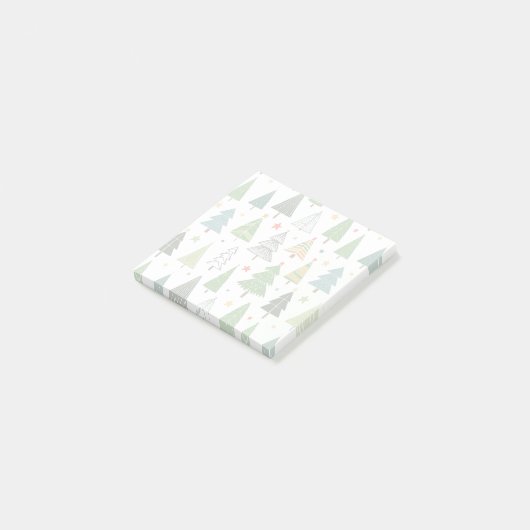 Retro Trees Post-it® Notes (Schuin)
