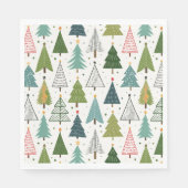 Retro Trees Servet (Voorkant)