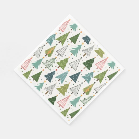 Retro Trees Servet (Hoek)