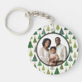 Retro Trees Sleutelhanger (Voorkant)