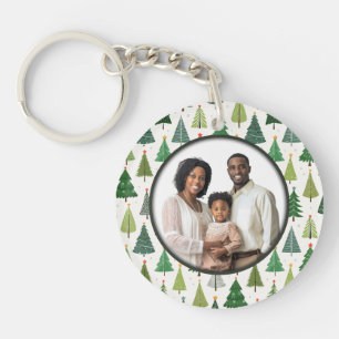 Retro Trees Sleutelhanger