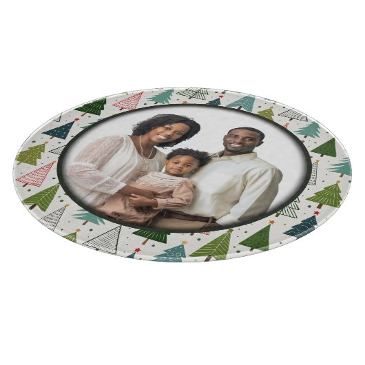 Retro Trees Snijplank (Hoek)