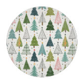 Retro Trees Snijplank (Voorkant)