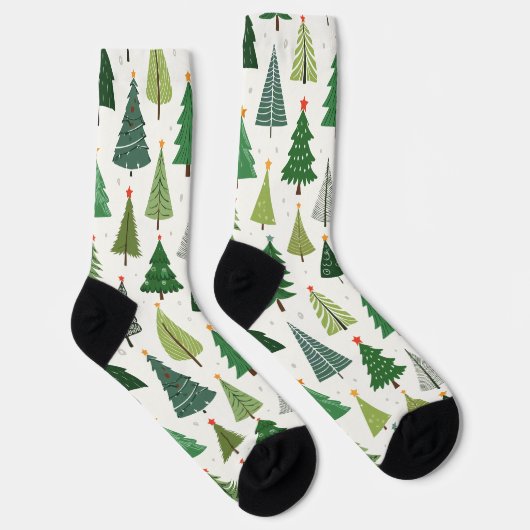 Retro Trees Sokken (Rechts)