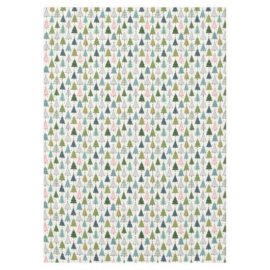 Retro Trees Tafelkleed (Voorkant)