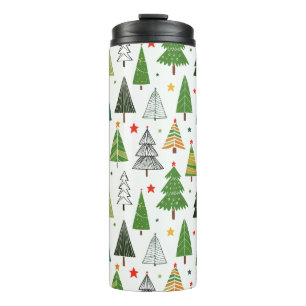 Retro Trees Thermosbeker
