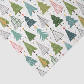 Retro Trees Tissuepapier (Detail)