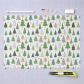 Retro Trees Tissuepapier (Craft)
