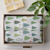 Retro Trees Tissuepapier (Geschenk)