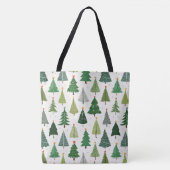 Retro Trees Tote Bag (Voorkant)