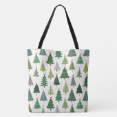 Retro Trees Tote Bag (Achterkant)