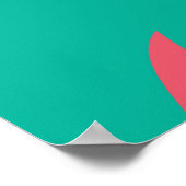 Retro Trendy Memphis Geometrisch Behang Poster (Hoek)