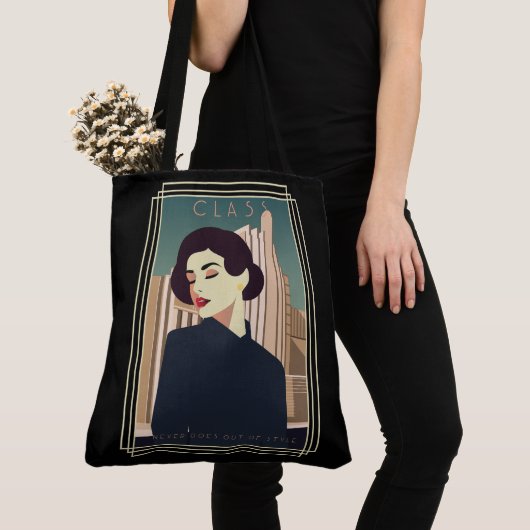 Retro  trendy stijl dagelijkse tas, tas. tote bag (Dichtbij)