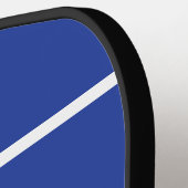 Retro Trendy Streep Amerikaanse vlag monogrammed Pickleball Paddle (Links Detail)