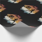 Retro  Triathlon Cadeaupapier (Hoek)