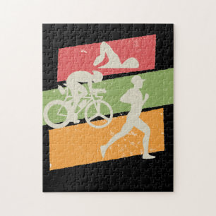 Retro  Triathlon Legpuzzel