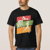 Retro  Triathlon T-shirt (Voorkant)