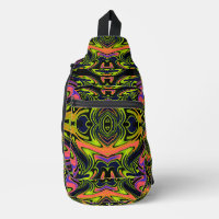 Retro Tribe Carnaval Prism Roze Sling Bag