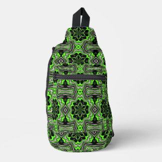 Retro Tribe Groene Appelbloem 33 Sling Bag