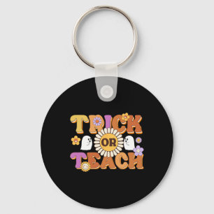 Retro Trick of Teach Ghost Teacher Halloween Costu Sleutelhanger