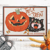  Retro Trick of Trick Custom Halloween Deurmat