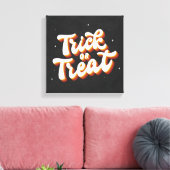 Retro-Trick or treat Canvas Afdruk (Insitu (Woonkamer))