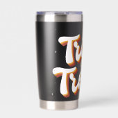 Retro-Trick or treat Geïsoleerde Drinkbeker (Voorkant)