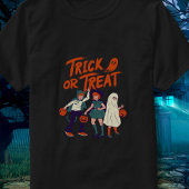 Retro Trick or treat Kinder Halloween Shirt