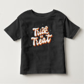 Retro-Trick or treat Kinder Shirts (Voorkant)