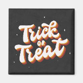 Retro-Trick or treat Magneet (Voorkant)