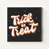 Retro-Trick or treat Notitieboek (Achterkant)