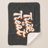 Retro-Trick or treat Sherpa Deken (Voorkant)