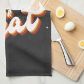 Retro-Trick or treat Theedoek (Quarter Fold)