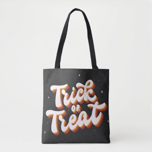 Retro-Trick or treat Tote Bag (Voorkant)