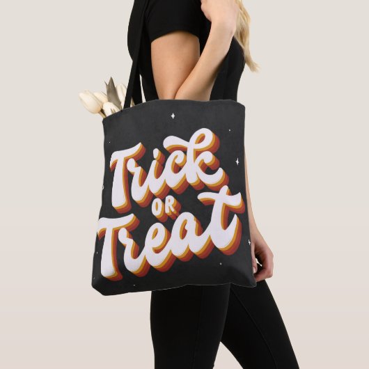Retro-Trick or treat Tote Bag (Dichtbij)
