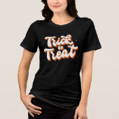 Retro-Trick or treat Tri-Blend Shirt (Voorkant)