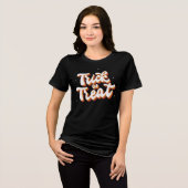 Retro-Trick or treat Tri-Blend Shirt (Voorkant volledig)