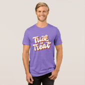 Retro-Trick or treat Tri-Blend Shirt (Voorkant volledig)