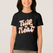 Retro-Trick or treat Tri-Blend Shirt (Voorkant)