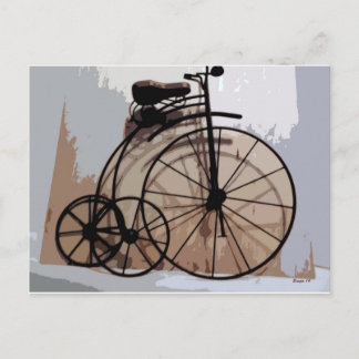 Retro Trike-Briefkaart Briefkaart