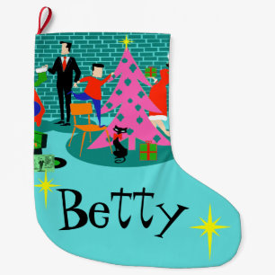 Retro Trimming kerstboom stoppen Grote Kerstsok