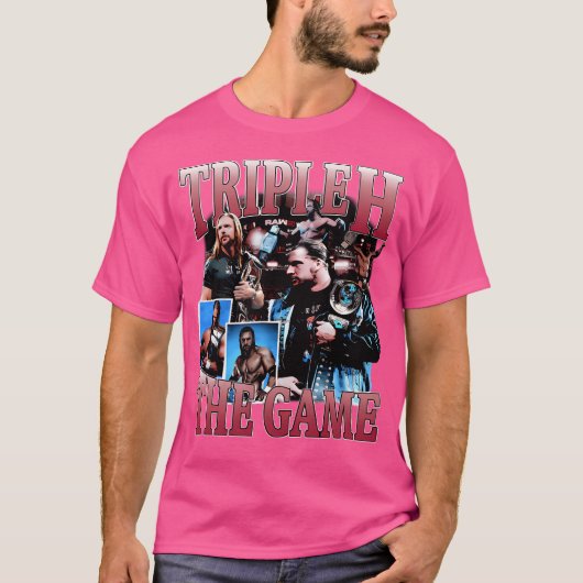  retro triple H T-shirt (Voorkant)