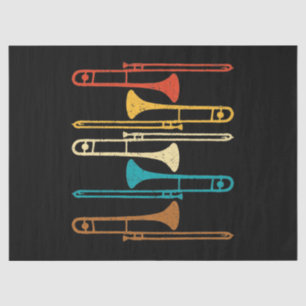 Retro Trombone - Jazz Tissuepapier