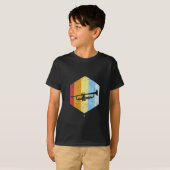 Retro trompet cadeau t-shirt (Voorkant volledig)