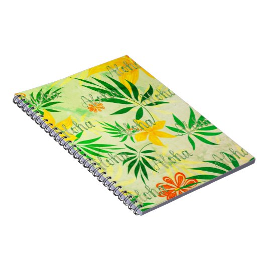 Retro Tropical Aloha Notitieboek (Rechterzijde)