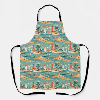 Retro Tropical Beach Schort