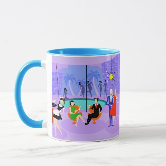 Retro Tropical Cocktail Party Mok (Links)