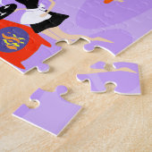 Retro Tropical Cocktail Party Puzzle Legpuzzel (Zijkant)